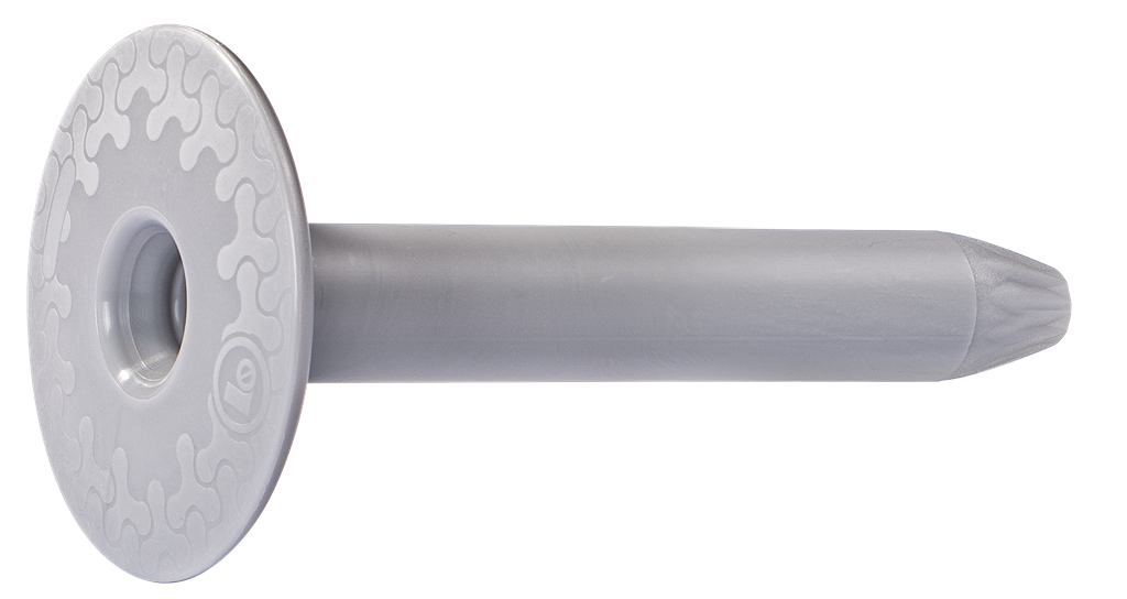 Manicotto telescopico R-GOK con piastra rotonda 50x225 mm PP [scatola 100 pz]