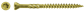 R-DSX Vite Legno zincata gialla M4 X 30 1000h SST [scatola 200 pz]